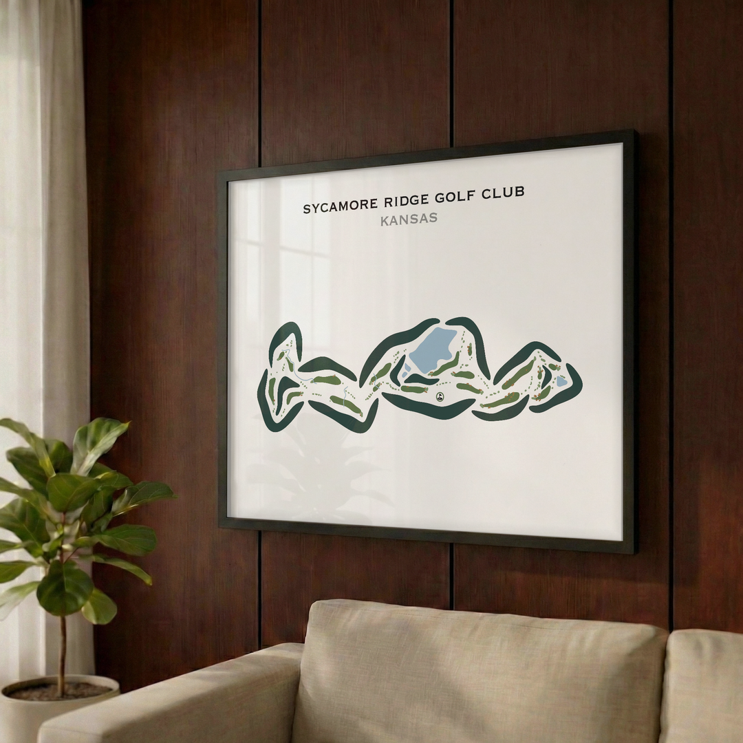 Sycamore Ridge Golf Club, Kansas - Printed Golf Courses