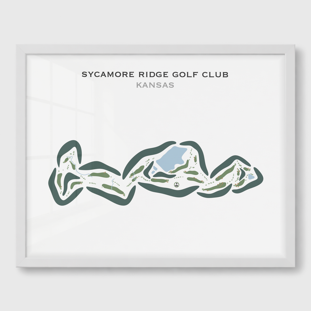 Sycamore Ridge Golf Club, Kansas - Printed Golf Courses