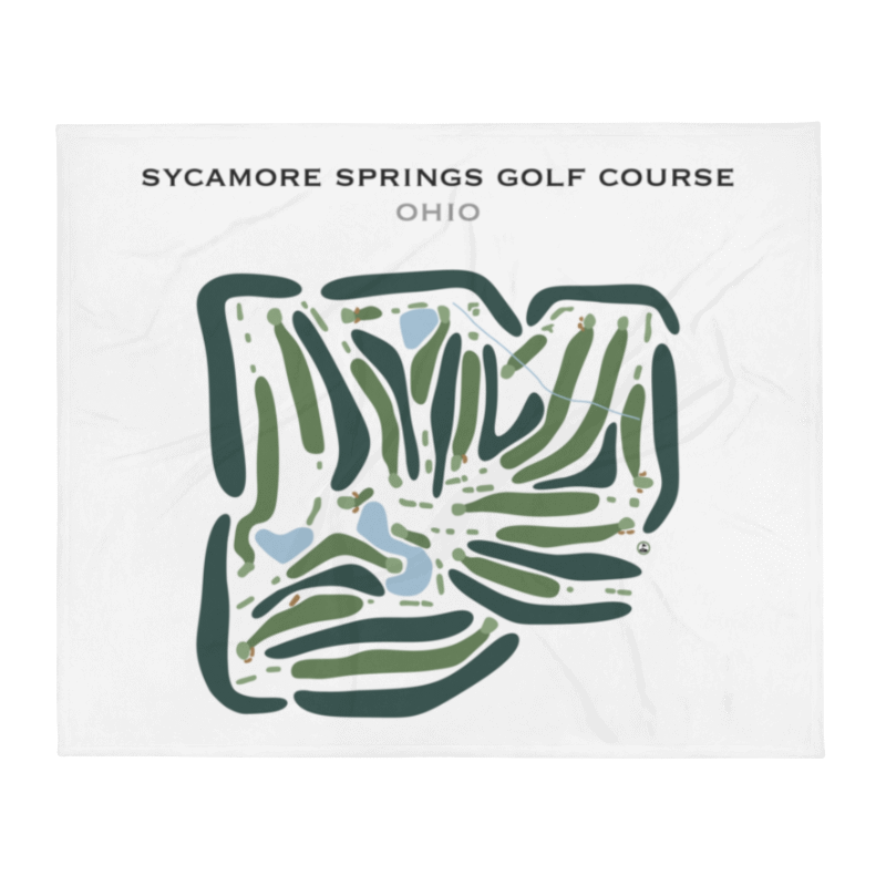 Sycamore Springs Golf Course, Ohio - Printed Golf Courses