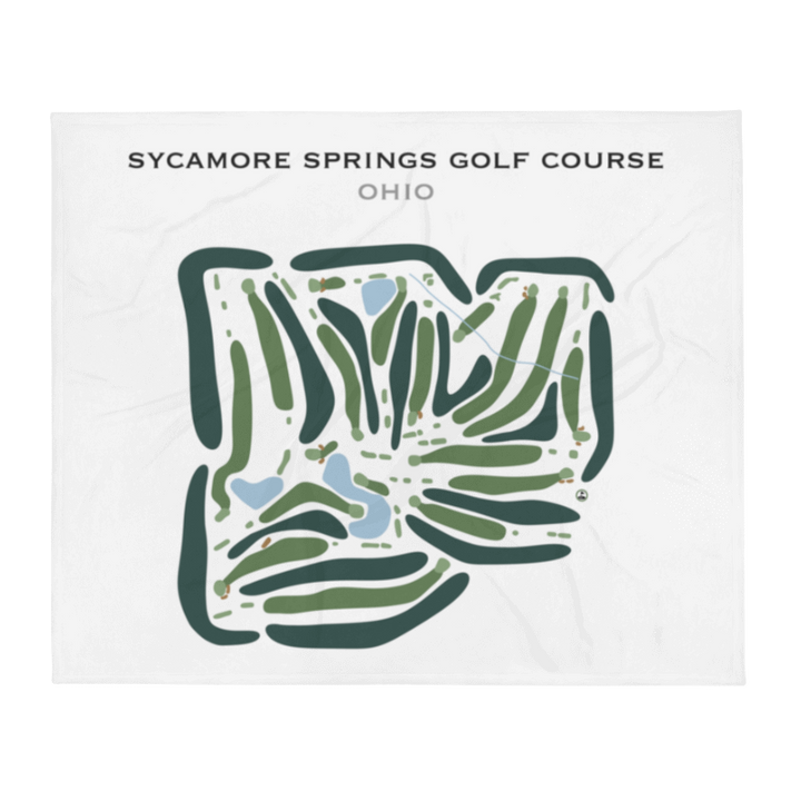 Sycamore Springs Golf Course, Ohio - Printed Golf Courses