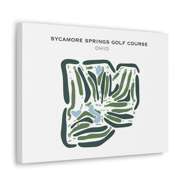 Sycamore Springs Golf Course, Ohio - Printed Golf Courses