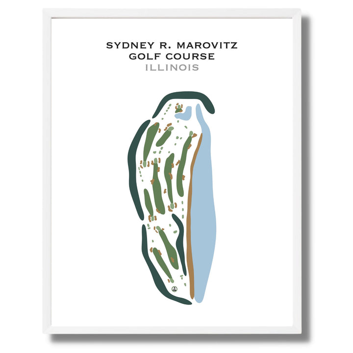 Sydney R. Marovitz Golf Course, Illinois - Printed Golf Courses