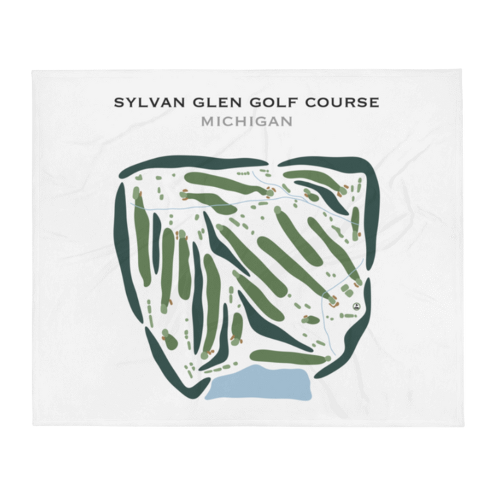 Sylvan Glen Golf Course, Michigan - Printed Golf Courses