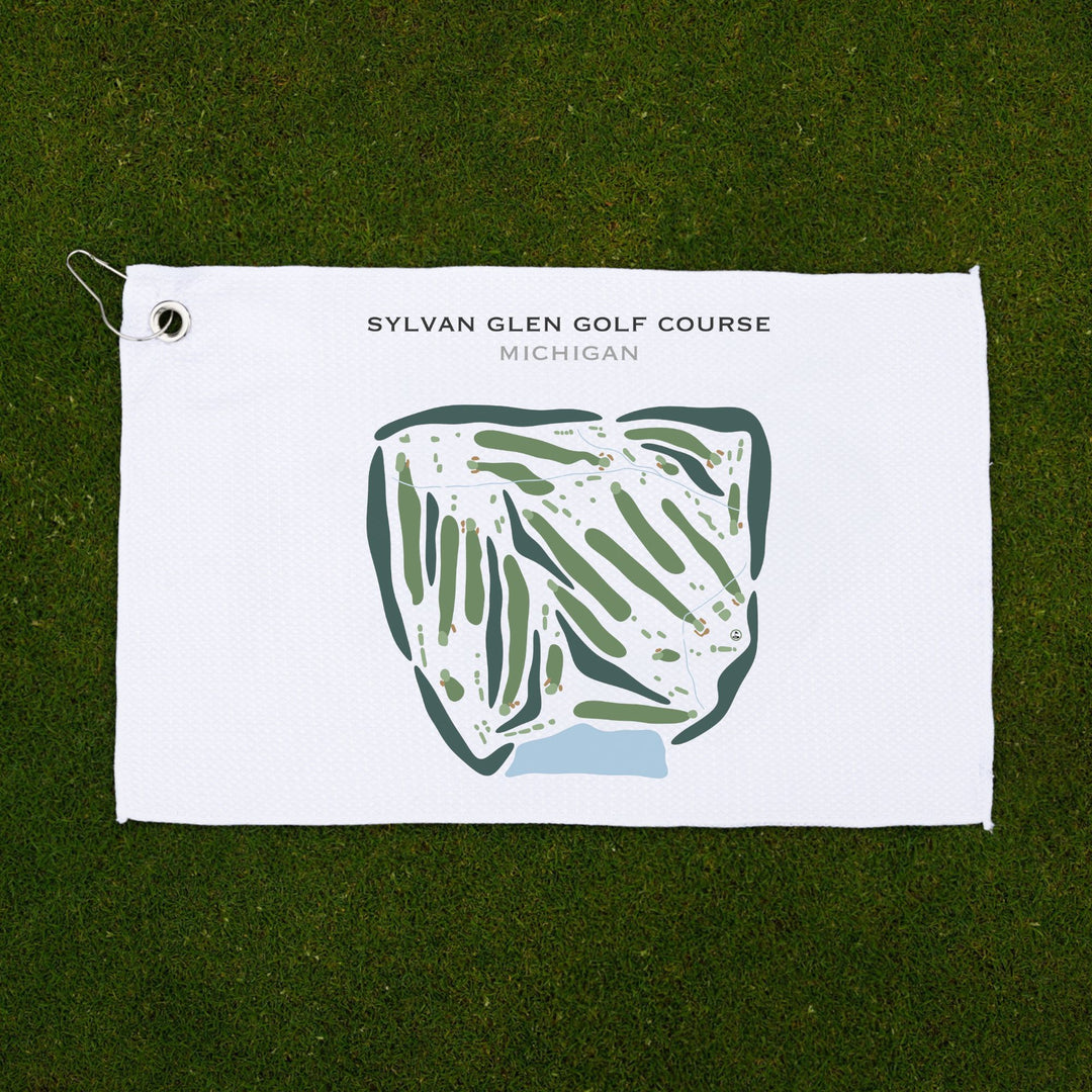 Sylvan Glen Golf Course, Michigan - Printed Golf Courses