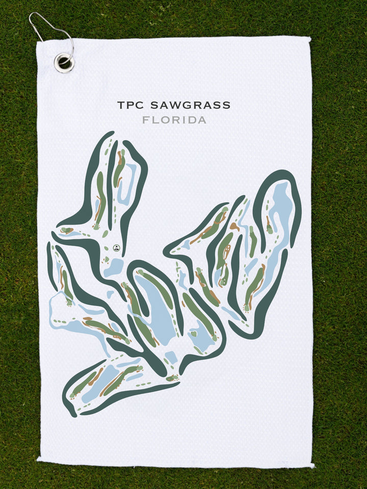 TPC Sawgrass Golf Course, Ponte Verda Beach Florida - Printed Golf Courses