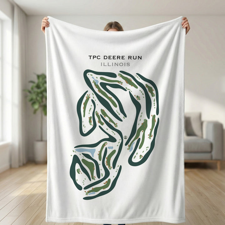 TPC Deere Run, Illinois - Printed Golf Courses