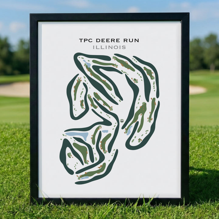 TPC Deere Run, Illinois - Printed Golf Courses