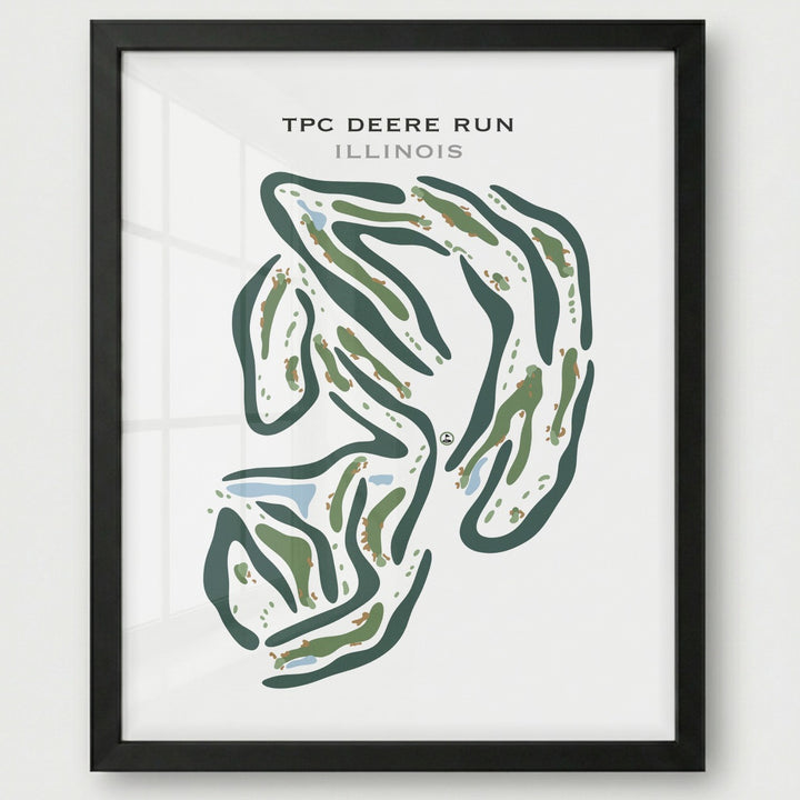 TPC Deere Run, Illinois - Printed Golf Courses