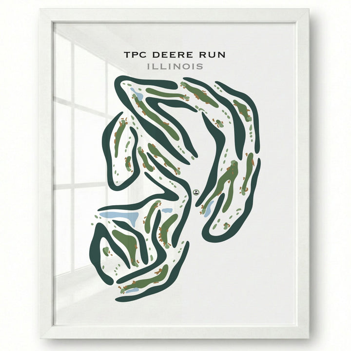TPC Deere Run, Illinois - Printed Golf Courses