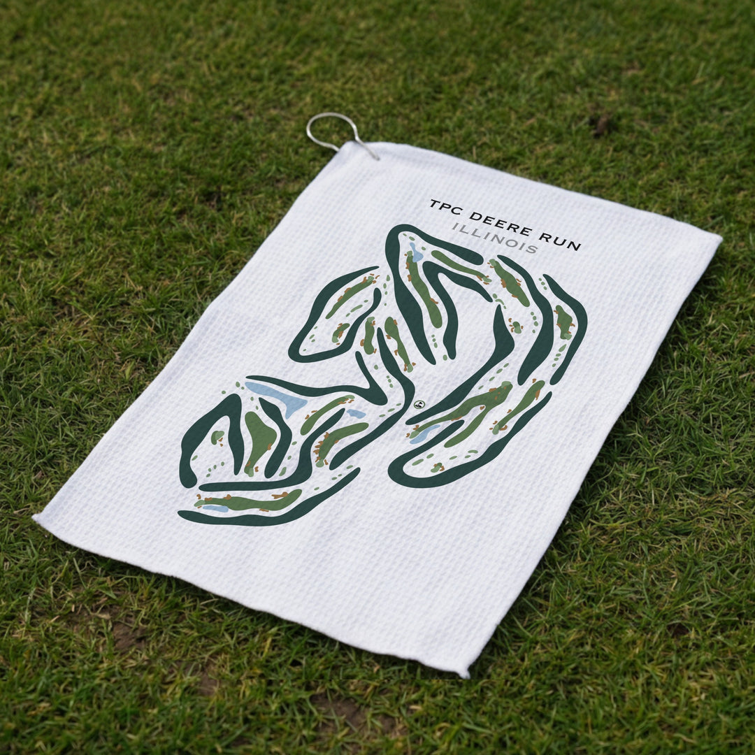 TPC Deere Run, Illinois - Printed Golf Courses