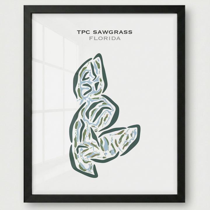 TPC Sawgrass, Florida - Printed Golf Courses