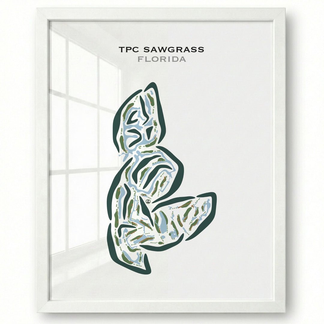 TPC Sawgrass, Florida - Printed Golf Courses