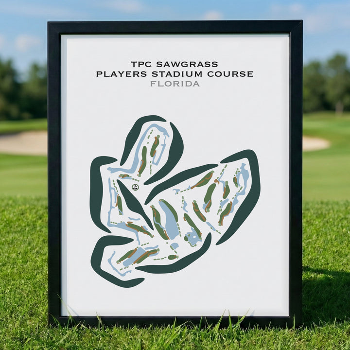 TPC Sawgrass, THE PLAYERS Stadium Course, Florida - Printed Golf Courses