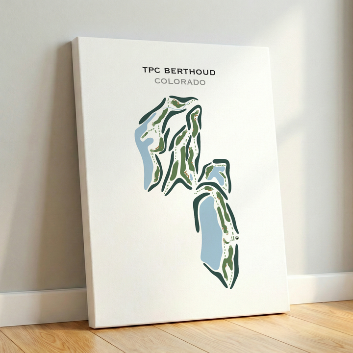 TPC Berthoud, Colorado - Printed Golf Course