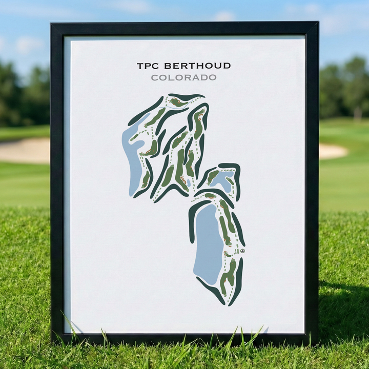 TPC Berthoud, Colorado - Printed Golf Course