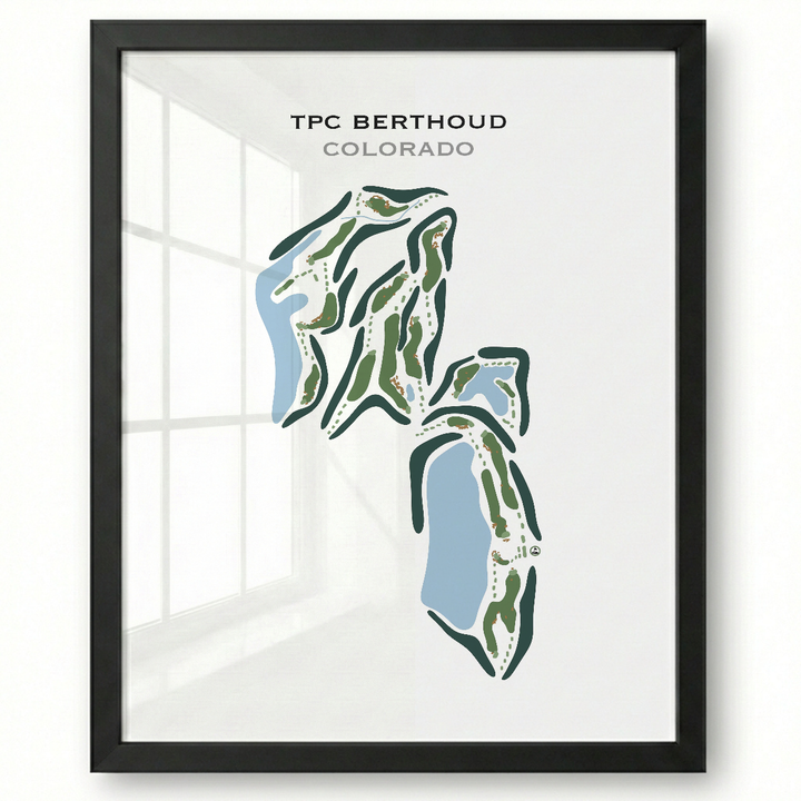 TPC Berthoud, Colorado - Printed Golf Course