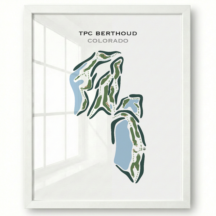 TPC Berthoud, Colorado - Printed Golf Course
