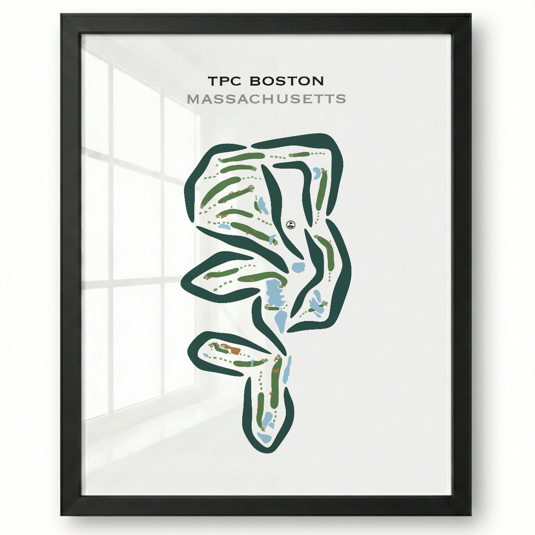 TPC Boston, Massachusetts - Printed Golf Courses
