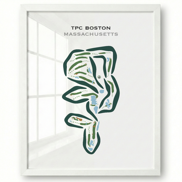TPC Boston, Massachusetts - Printed Golf Courses