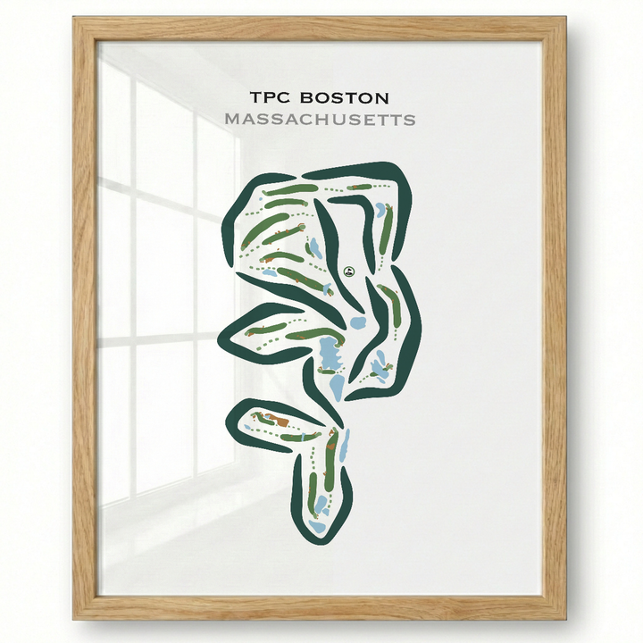 TPC Boston, Massachusetts - Printed Golf Courses