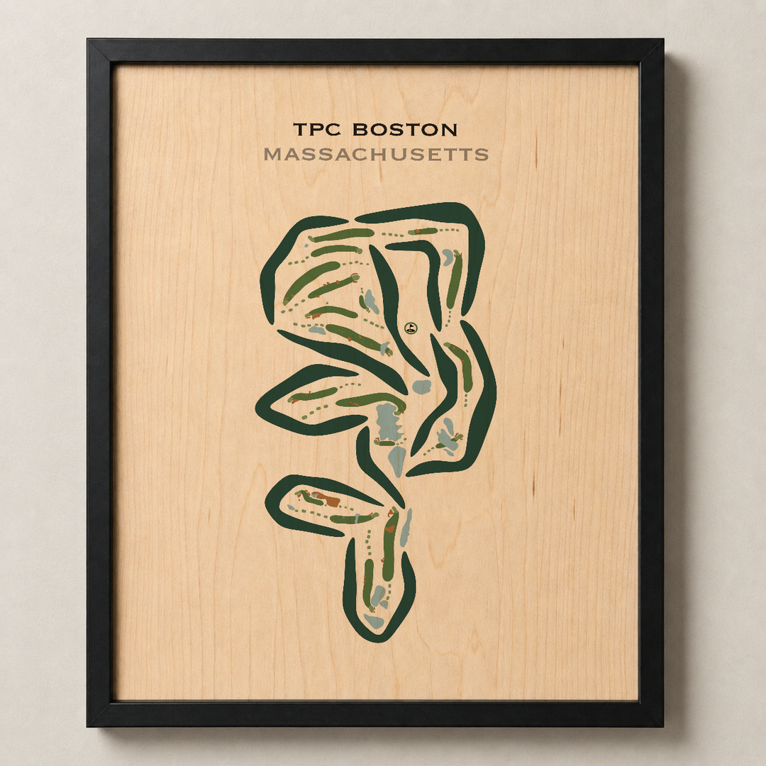 TPC Boston, Massachusetts - Printed Golf Courses