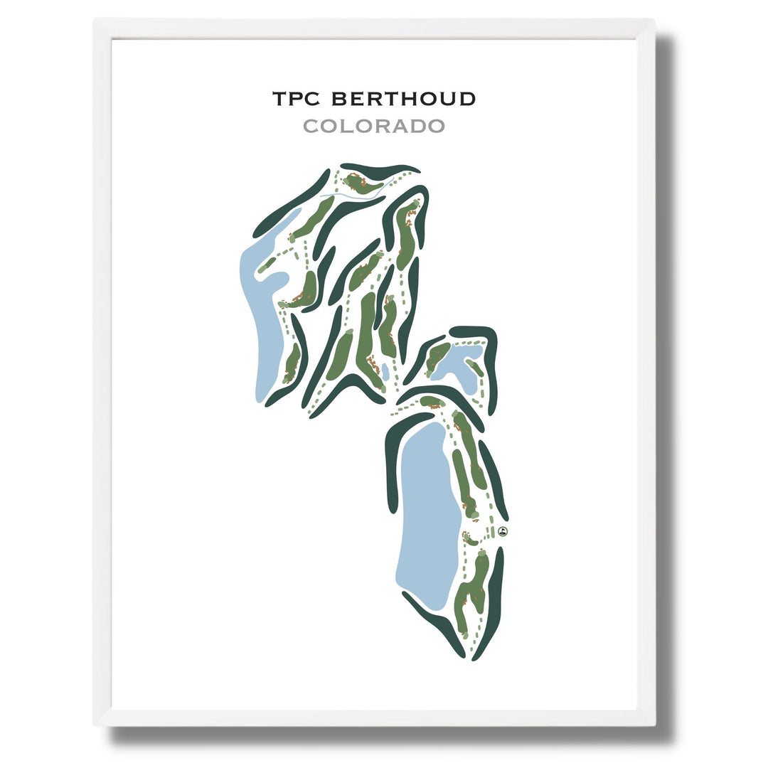 TPC Berthoud, Colorado - Printed Golf Course