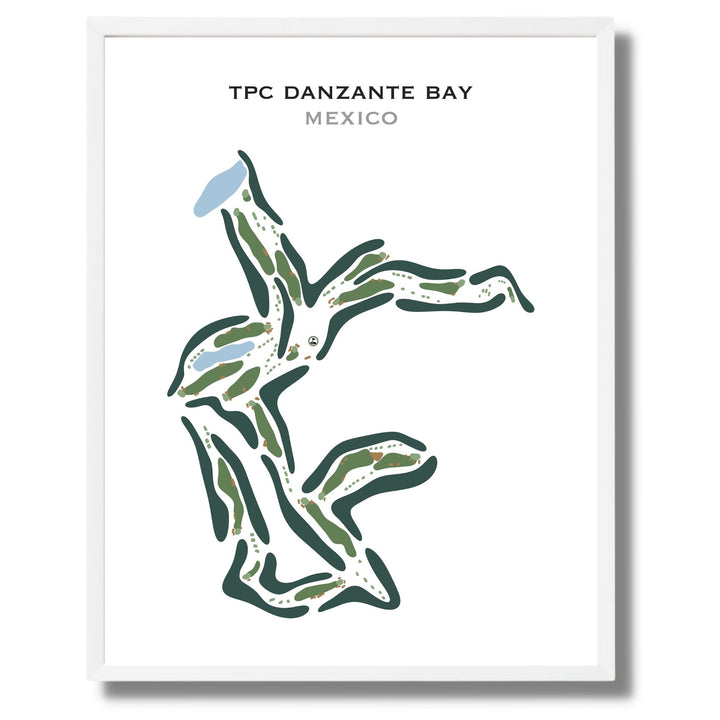 TPC Danzante Bay, Mexico - Printed Golf Course