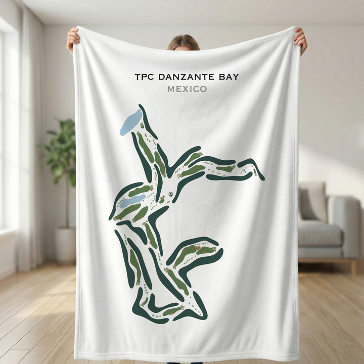 TPC Danzante Bay, Mexico - Printed Golf Course