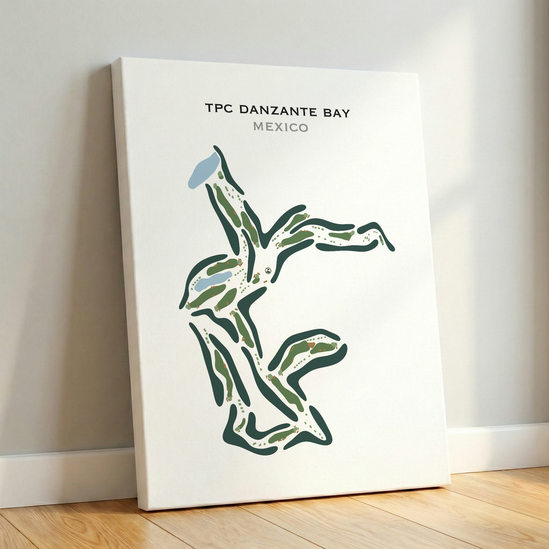 TPC Danzante Bay, Mexico - Printed Golf Course