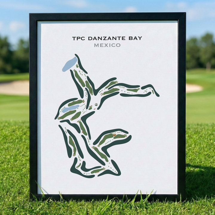 TPC Danzante Bay, Mexico - Printed Golf Course