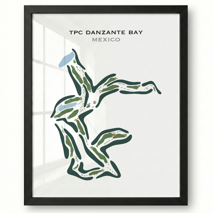 TPC Danzante Bay, Mexico - Printed Golf Course