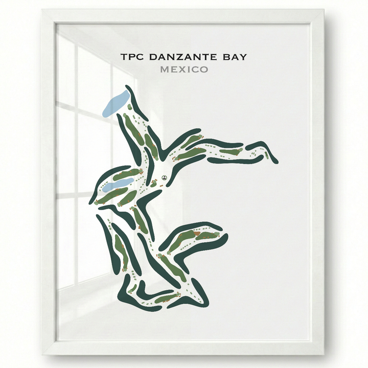 TPC Danzante Bay, Mexico - Printed Golf Course