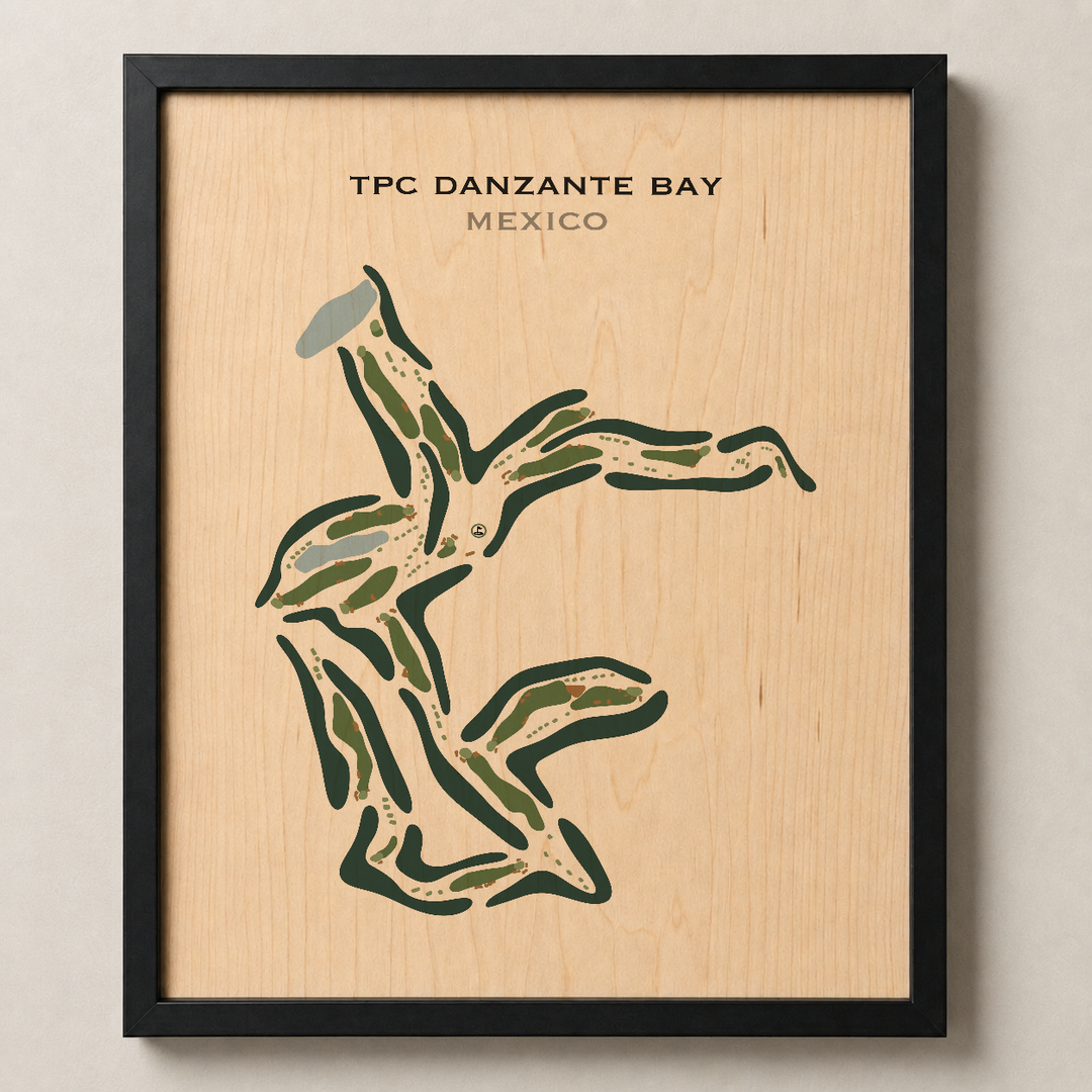 TPC Danzante Bay, Mexico - Printed Golf Course