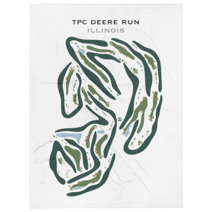TPC Deere Run, Illinois - Printed Golf Courses - Golf Course Prints