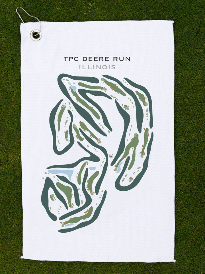 TPC Deere Run, Illinois - Printed Golf Courses