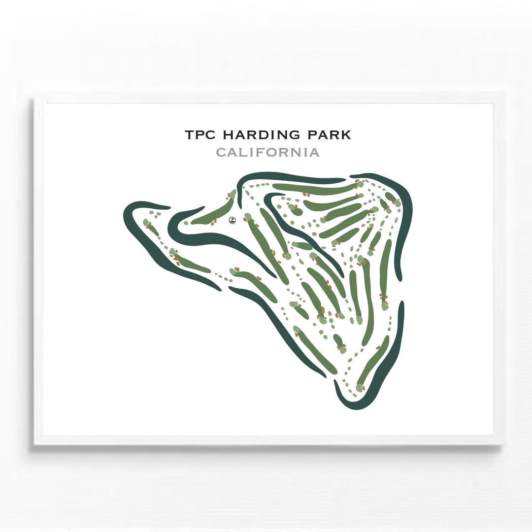 TPC Harding Park, San Francisco - Printed Golf Courses
