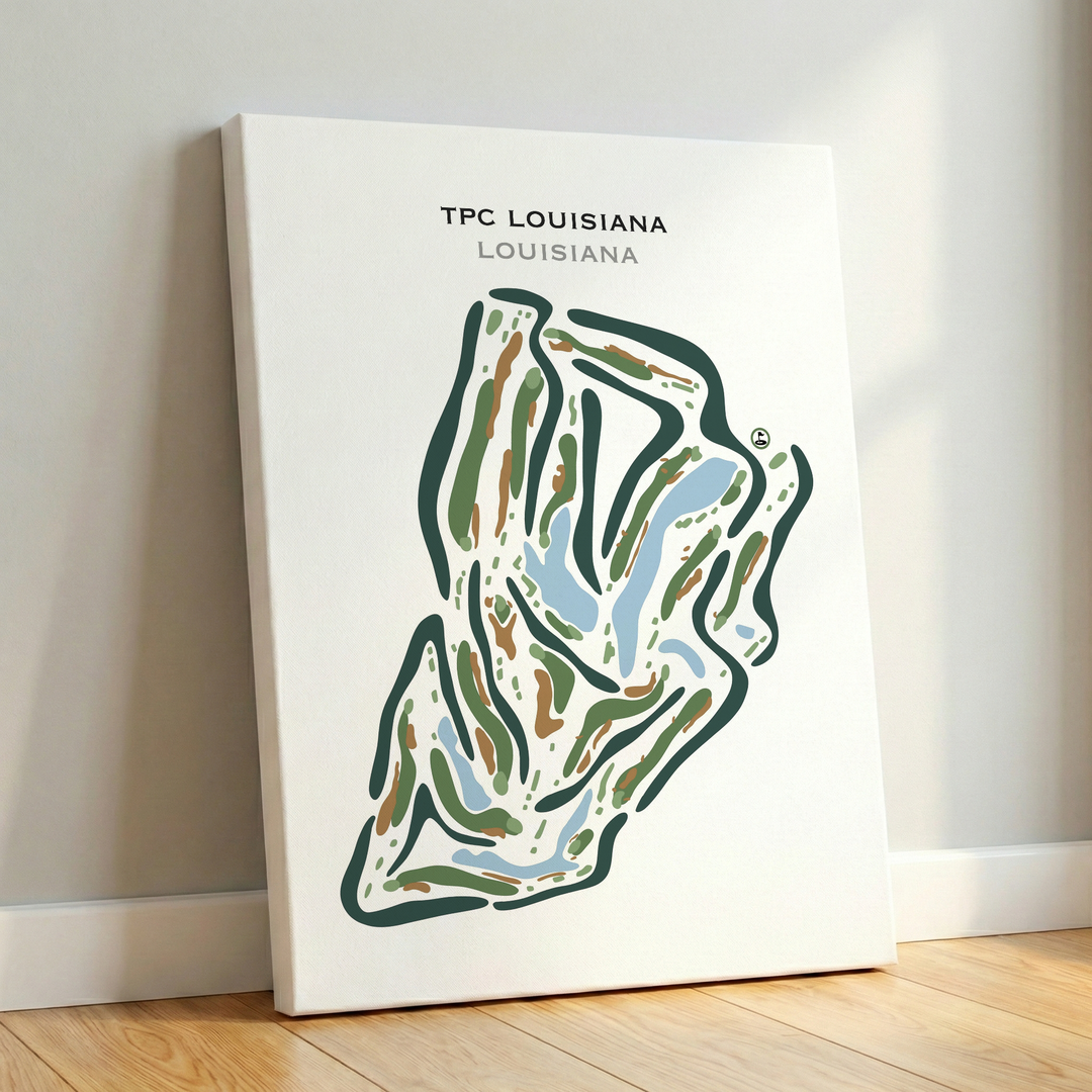 TPC Louisiana Golf Course, Louisiana - Printed Golf Courses