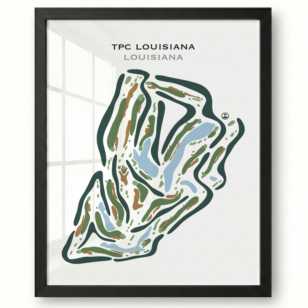 TPC Louisiana Golf Course, Louisiana - Printed Golf Courses