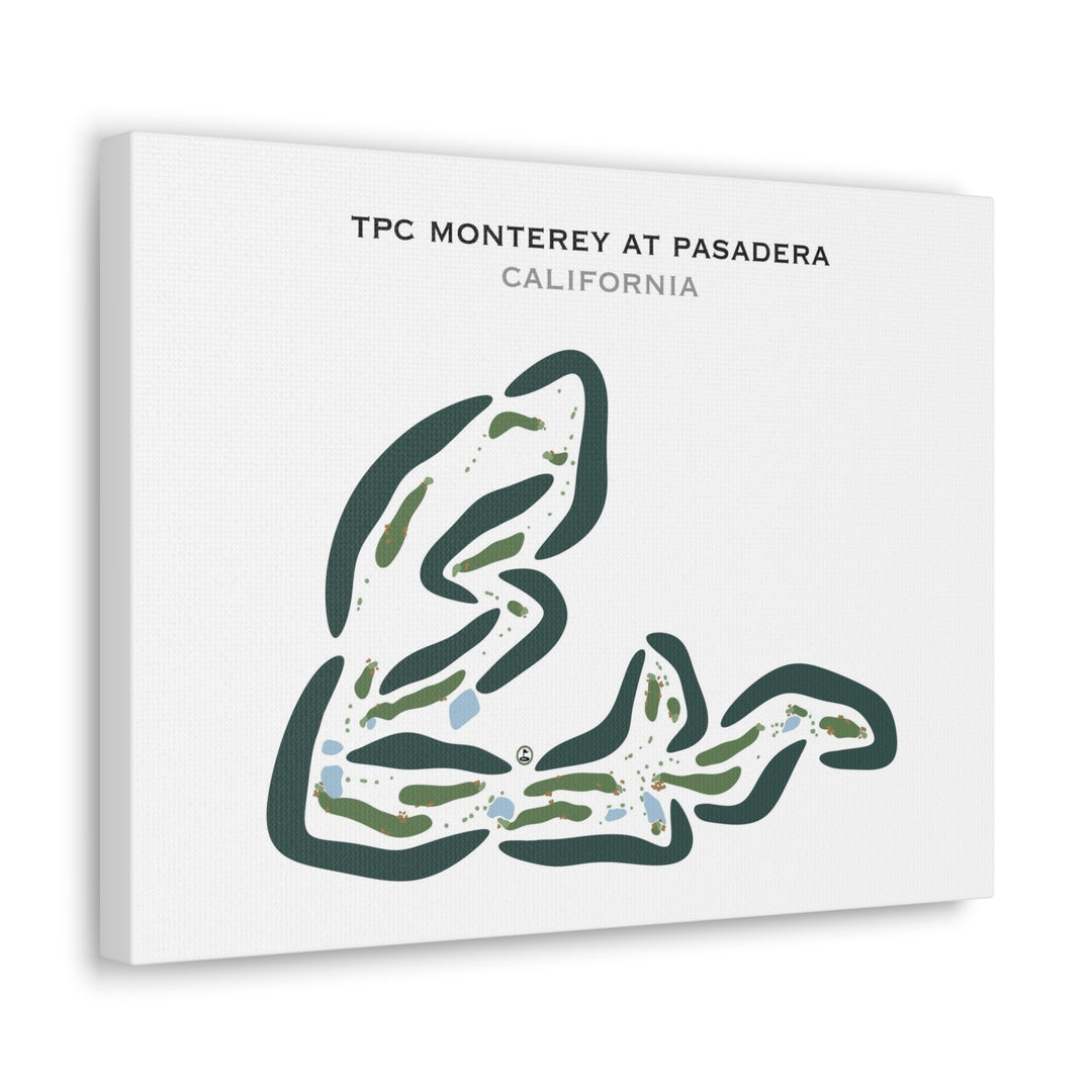TPC Monterey at Pasadera, California - Printed Golf Courses