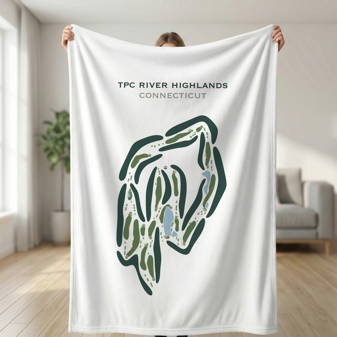 TPC River Highlands, Connecticut - Printed Golf Courses