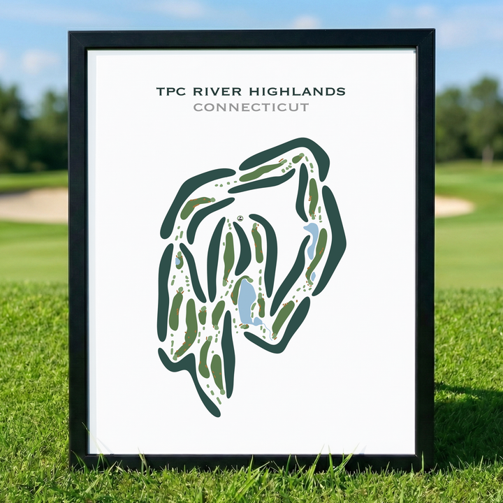 TPC River Highlands, Connecticut - Printed Golf Courses