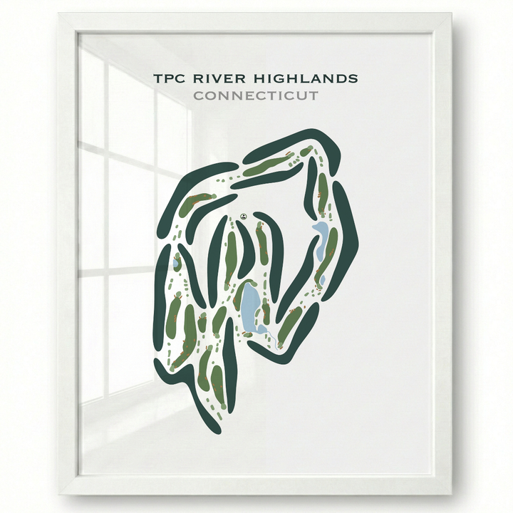 TPC River Highlands, Connecticut - Printed Golf Courses