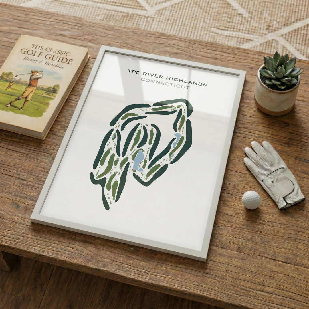 TPC River Highlands, Connecticut - Printed Golf Courses