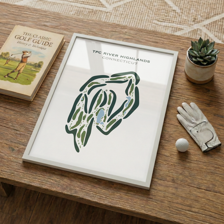 TPC River Highlands, Connecticut - Printed Golf Courses