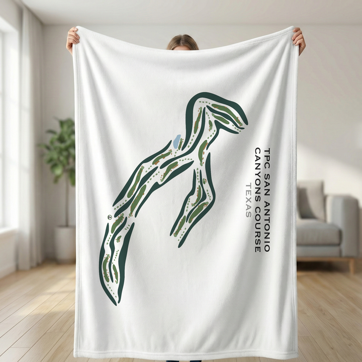 TPC San Antonio Canyons Course , Texas - Printed Golf Courses