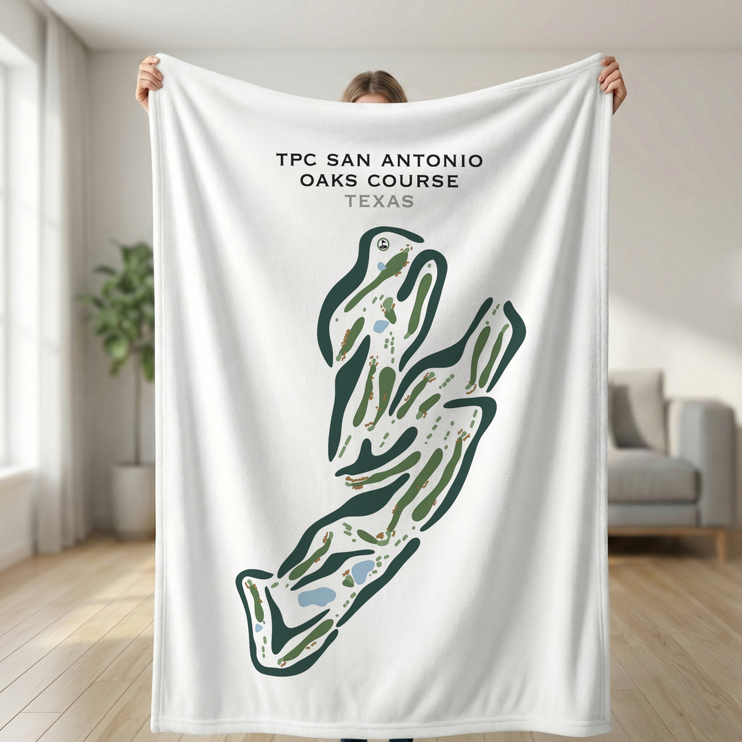 TPC San Antonio Oaks Course, Texas - Printed Golf Courses