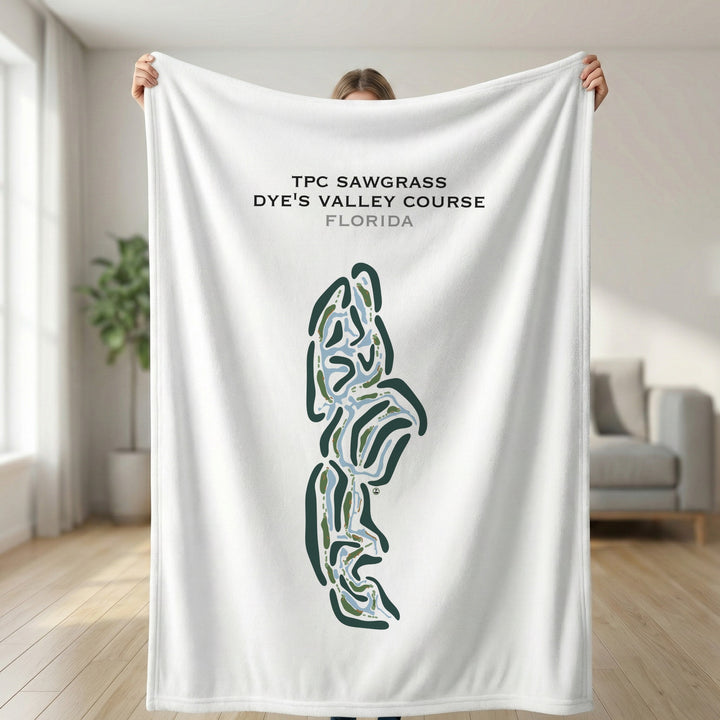 TPC Sawgrass Dye's Valley Course, Florida - Printed Golf Courses
