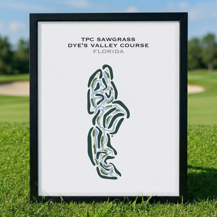TPC Sawgrass Dye's Valley Course, Florida - Printed Golf Courses