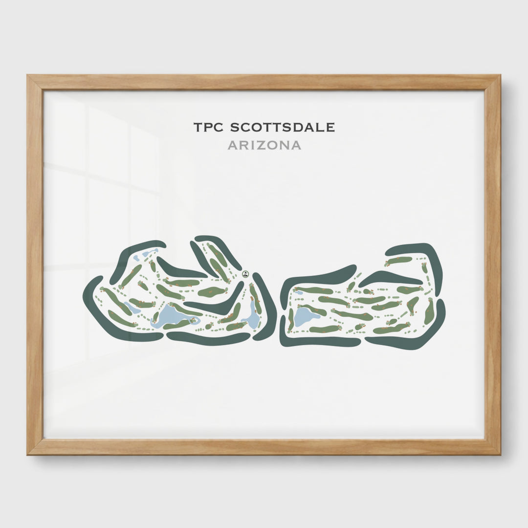 TPC Scottsdale, Arizona - Printed Golf Courses