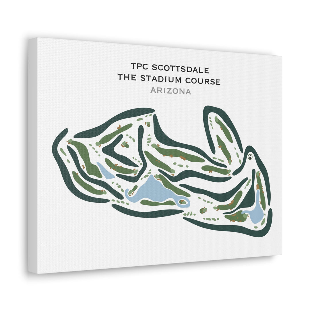 TPC Scottsdale Stadium Course, Arizona - Printed Golf Courses